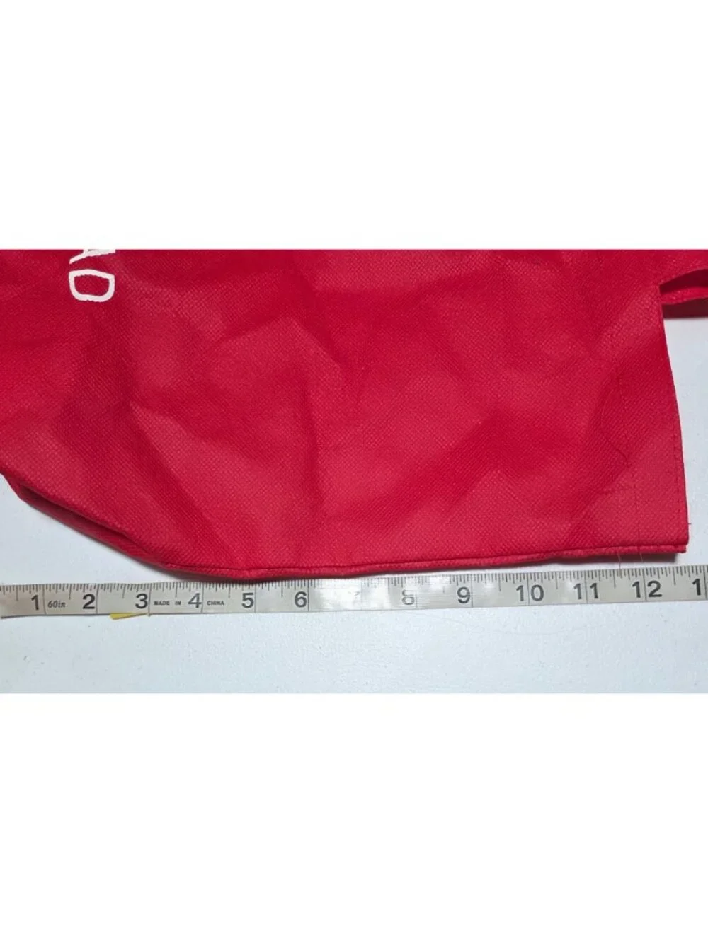 Verizon FiOS Red Tote Bag Non Woven Reusable Handles Shopping Errands Recycle